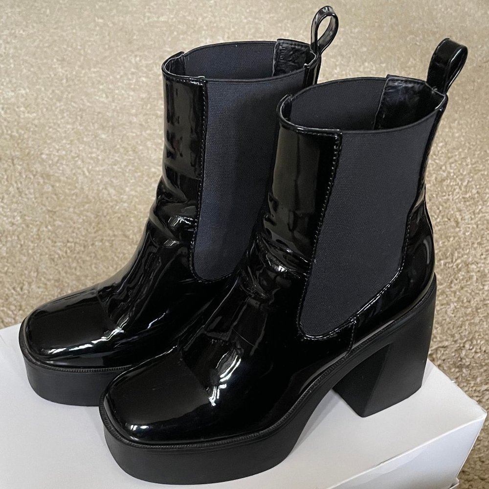 Azalea Wang Cherry Chunky Booties - image 1